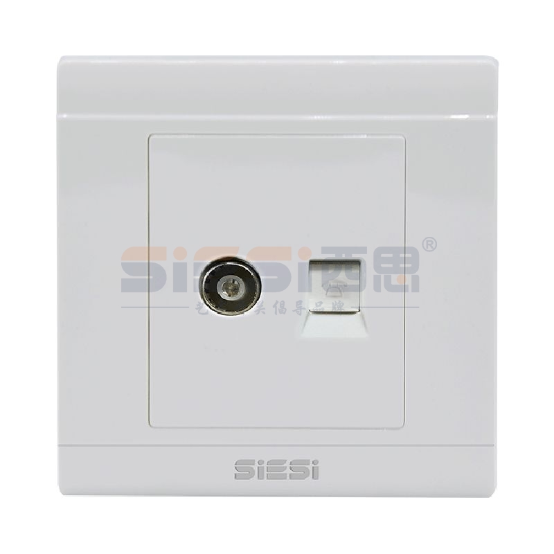 一位电视、电话插座