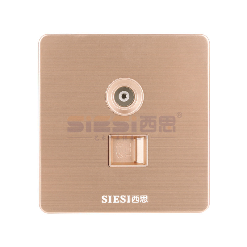 一位电视、、电话插座